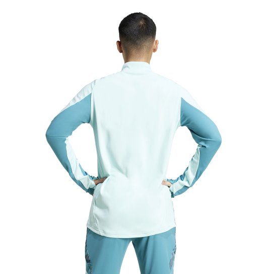 Moletom Cruzeiro 25/26 Treino Adidas Masculina - Branco+Azul