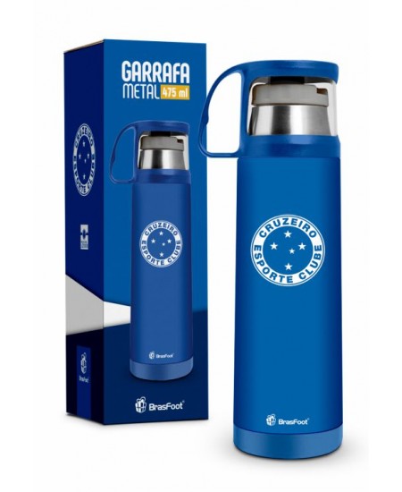 GARRAFA TÉRMICA C/ CANECA G - CRUZEIRO